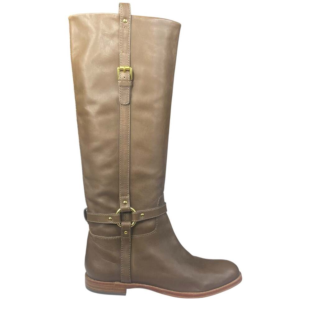 Coach Women’s Monday Brown Leather Harness Riding Boot Size US 6.5 B